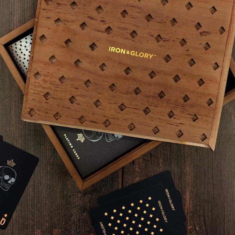 Coffret de jeux luxe en bois - Game Night - Iron & Glory – ROBIN concept  store masculin